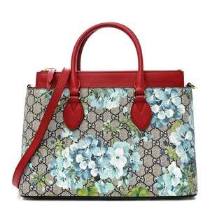 Gucci Gg Supreme Blooms Small Zip Top #222970G10B